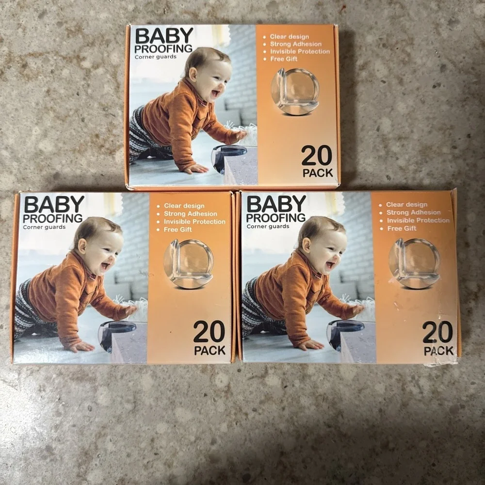 Family‎ Care baby proofing corner guards. 3 20 Packs